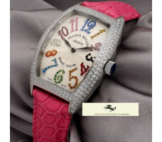 HK813 FRANK MULLER GENEVE MAGİC COLOR PEMBE BAYAN SAATİ